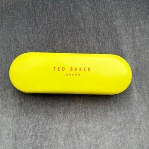 Ted Baker Eye Glass Case and Cloth Neon Green